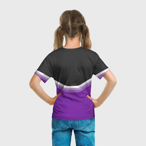 Детская футболка Fortnite Violet / 3D-принт – фото 6