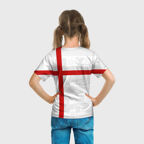 Детская футболка Сборная Англии / 3D-принт – фото 6