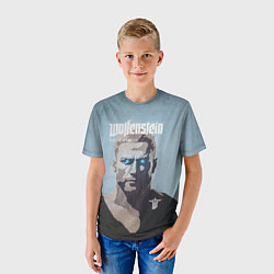 Футболка детская Wolfenstein: William Blaskovitz, цвет: 3D-принт — фото 2
