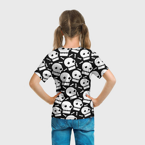 Детская футболка Дикие черепа / 3D-принт – фото 6
