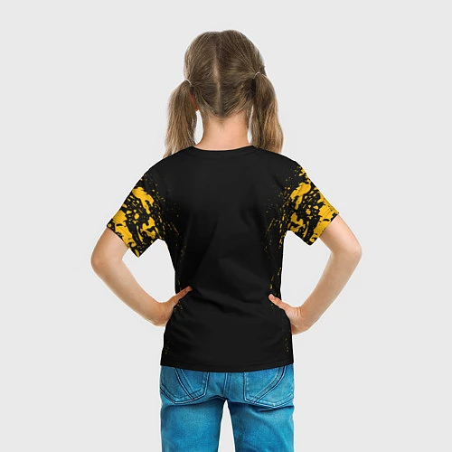 Детская футболка PUBG: Black Soldier / 3D-принт – фото 6