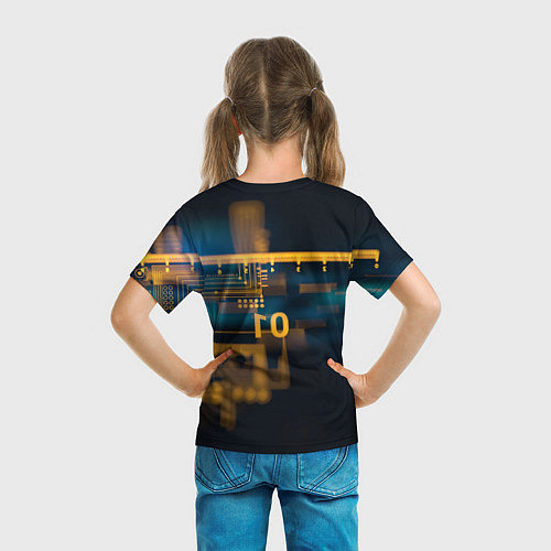 Детская футболка Watch Dogs 2: Tech Scheme / 3D-принт – фото 6