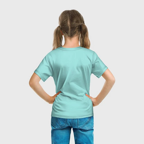 Детская футболка Влюбленный мистер енот / 3D-принт – фото 6