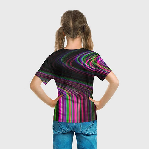 Детская футболка Неоновый свет / 3D-принт – фото 6