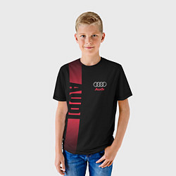 Футболка детская Audi: Black Sport, цвет: 3D-принт — фото 2