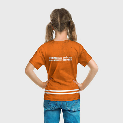 Детская футболка Защитник дивана / 3D-принт – фото 6