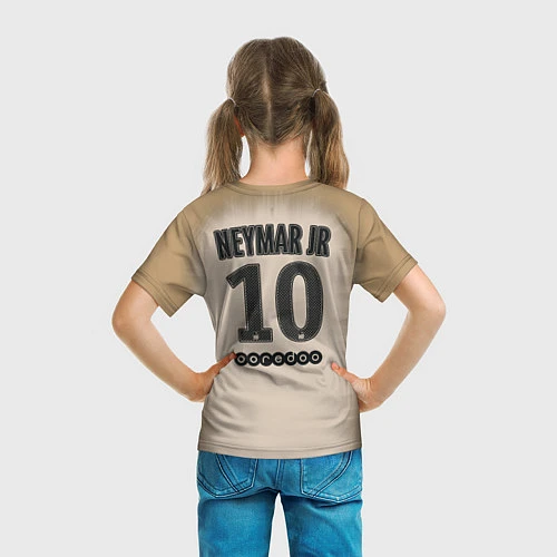Детская футболка FC PSG: Neymar Away 1819 / 3D-принт – фото 6