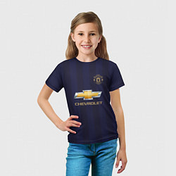 Футболка детская FC MU: Pogba Away 18/19, цвет: 3D-принт — фото 2