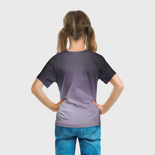 Детская футболка Violet Pony / 3D-принт – фото 6