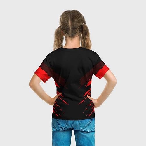 Детская футболка Mitsubishi: Red Anger / 3D-принт – фото 6