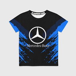Футболка детская Mercedes-Benz: Blue Anger, цвет: 3D-принт