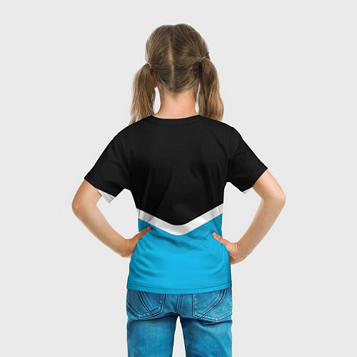 Детская футболка BMW Black & Blue / 3D-принт – фото 6