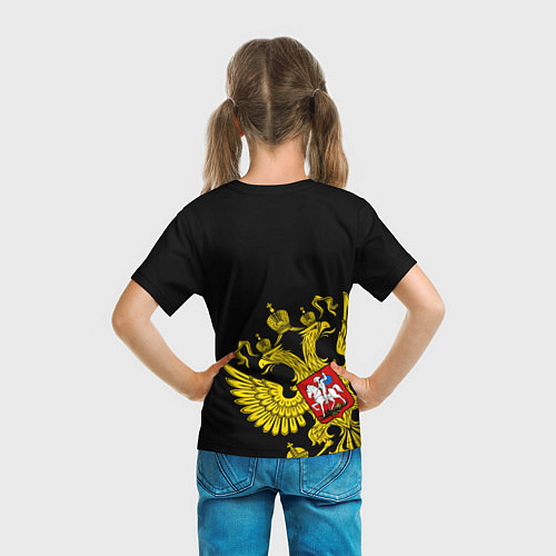 Детская футболка Флаг и Герб России / 3D-принт – фото 6