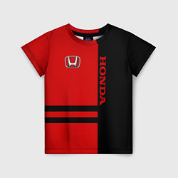 Футболка детская Honda: Red Style, цвет: 3D-принт