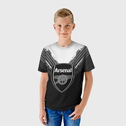 Футболка детская FC Arsenal: Black Style, цвет: 3D-принт — фото 2