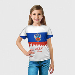 Футболка детская Altai: Russia, цвет: 3D-принт — фото 2