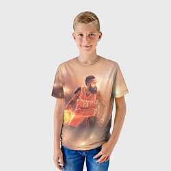 Футболка детская NBA Rockets 13, цвет: 3D-принт — фото 2