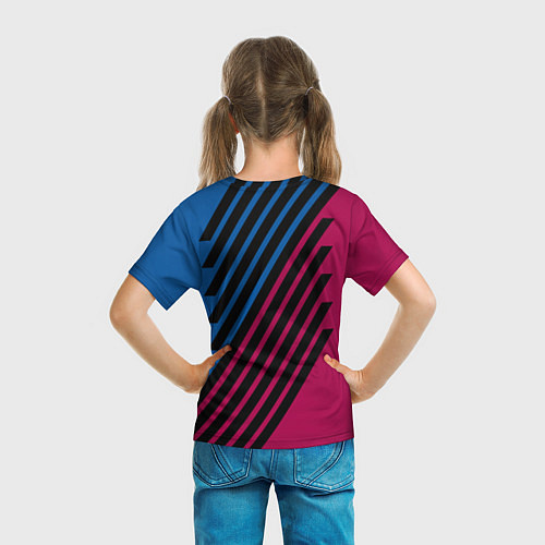 Детская футболка FCB / 3D-принт – фото 6