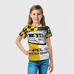 Футболка детская Opel Motor Sport: Ascona B, цвет: 3D-принт — фото 2