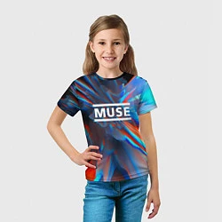 Футболка детская Muse: Colour Abstract, цвет: 3D-принт — фото 2