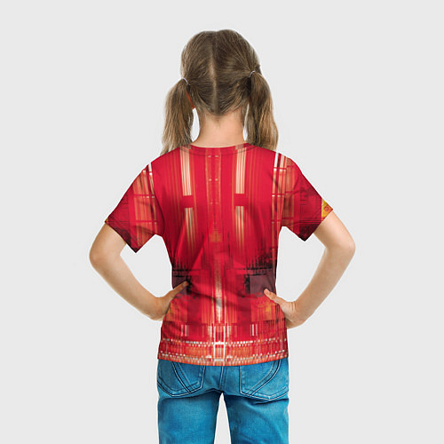 Детская футболка R6S: Red Back / 3D-принт – фото 6