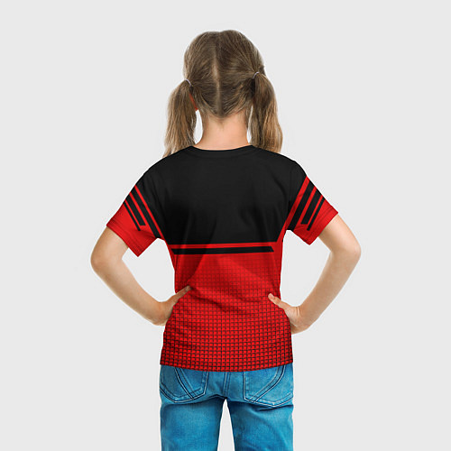 Детская футболка Russia: Red Sport / 3D-принт – фото 6