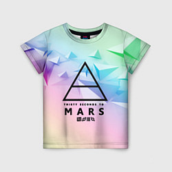 Футболка детская 30 Seconds to Mars, цвет: 3D-принт