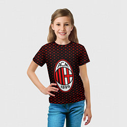 Футболка детская AC Milan 1899, цвет: 3D-принт — фото 2