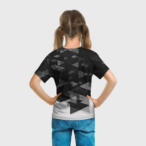 Детская футболка Lexus sport geometry / 3D-принт – фото 6