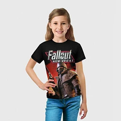 Футболка детская Fallout: New Vegas, цвет: 3D-принт — фото 2