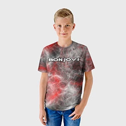 Футболка детская Bon Jovi, цвет: 3D-принт — фото 2