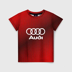 Футболка детская Audi: Red Carbon, цвет: 3D-принт