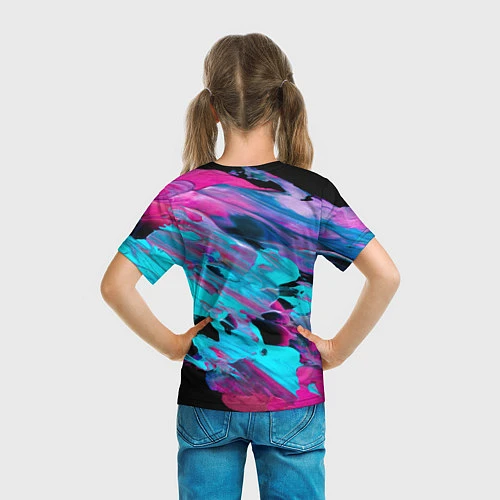 Детская футболка 30 STM: Neon Colours / 3D-принт – фото 6