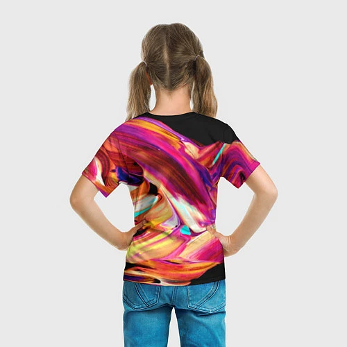 Детская футболка MUSE: Neon Colours / 3D-принт – фото 6