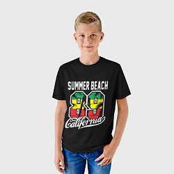 Футболка детская Summer Beach 89, цвет: 3D-принт — фото 2