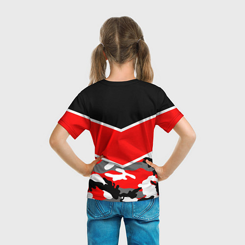 Детская футболка Камуфляж России / 3D-принт – фото 6