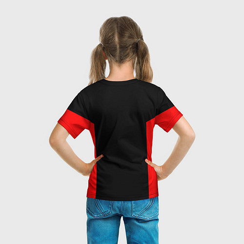 Детская футболка Russia: Sport Line / 3D-принт – фото 6