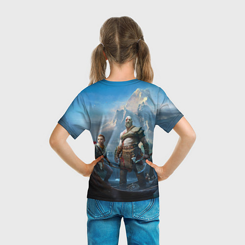 Детская футболка God of War / 3D-принт – фото 6