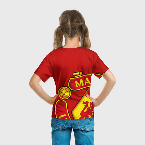 Детская футболка FC Man United: Red Exclusive / 3D-принт – фото 6