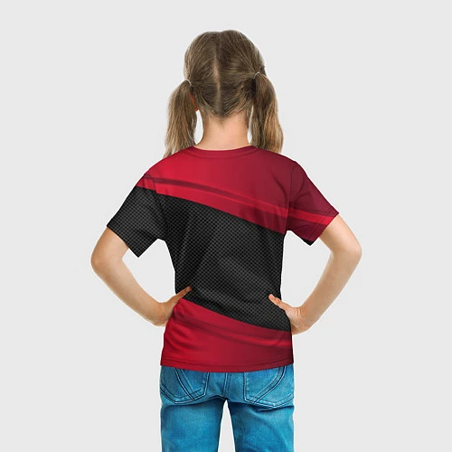 Детская футболка Volkswagen: Red Sport / 3D-принт – фото 6