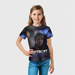 Футболка детская Detroit: Kara, цвет: 3D-принт — фото 2