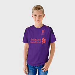 Футболка детская FC Liverpool: Salah Away 18/19, цвет: 3D-принт — фото 2