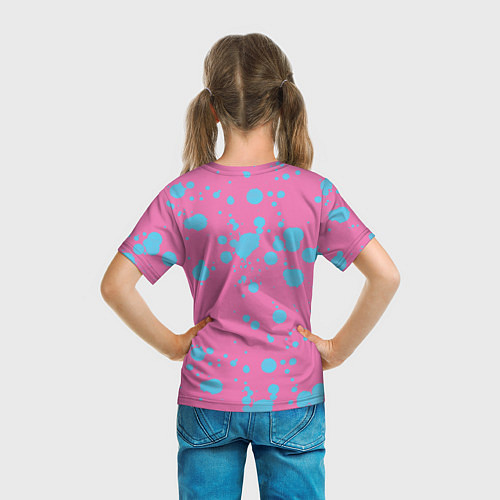 Детская футболка Розовый филин / 3D-принт – фото 6