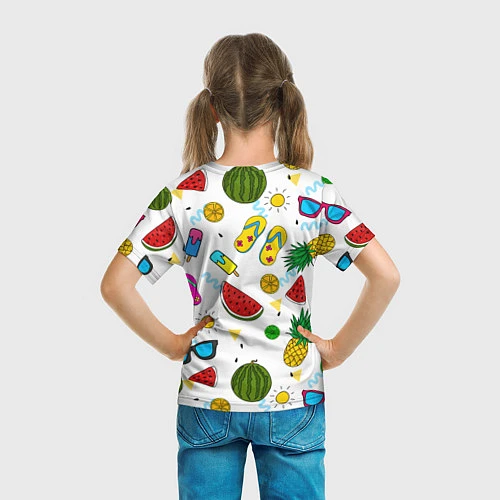 Детская футболка Летний стиль / 3D-принт – фото 6