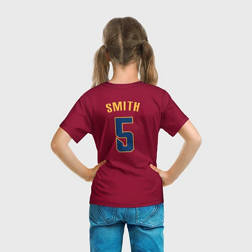 Детская футболка Cleveland Cavaliers: Smith JR 5 / 3D-принт – фото 6