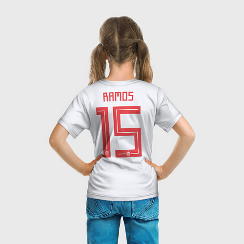 Детская футболка Ramos Away WC 2018 / 3D-принт – фото 6