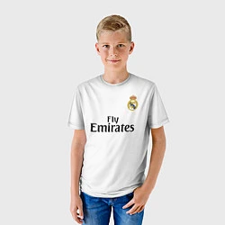 Футболка детская FC Real Madrid: Ramos Home 18-19, цвет: 3D-принт — фото 2