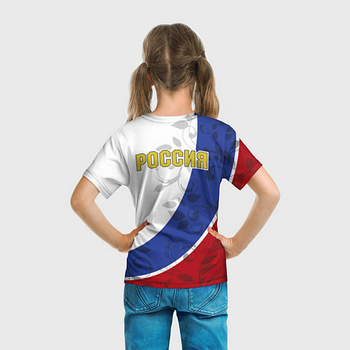 Детская футболка Российская душа / 3D-принт – фото 6