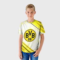 Футболка детская Borussia, цвет: 3D-принт — фото 2