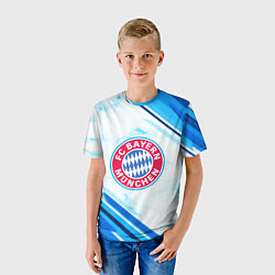 Футболка детская Bayern Munchen, цвет: 3D-принт — фото 2